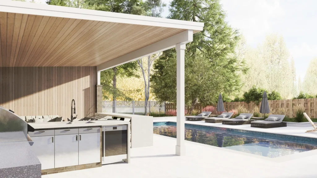 Rocky River Poolhouse — project view 3