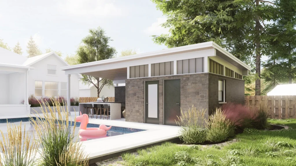 Rocky River Poolhouse — project view 4