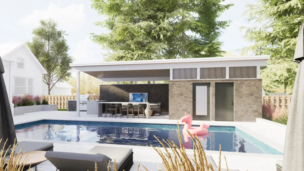 Rocky River Poolhouse — project view 5