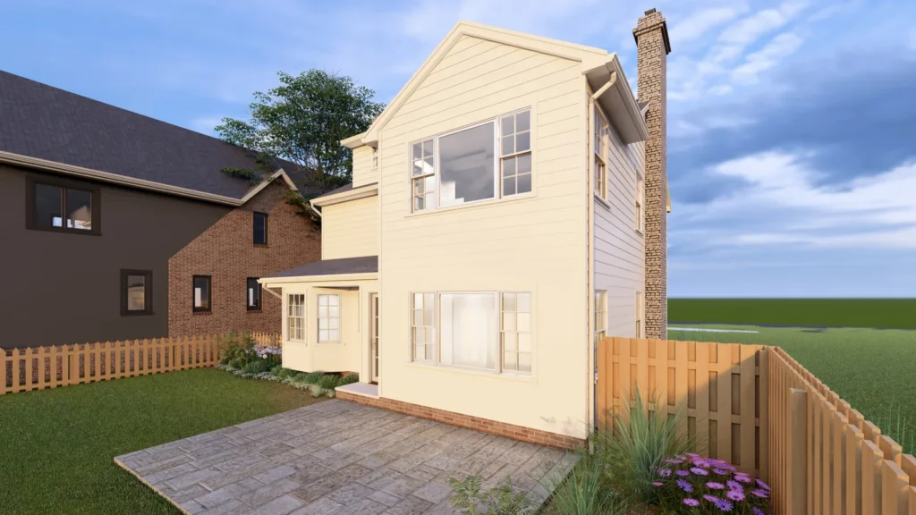 Laurel Ave Colonial — project view 2
