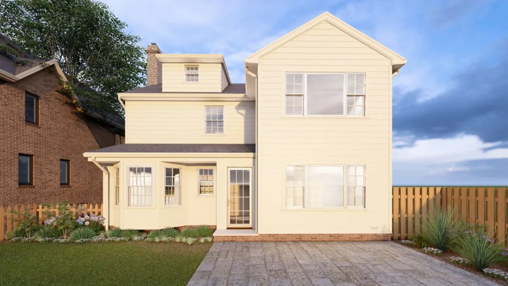 Laurel Ave Colonial — project view 3