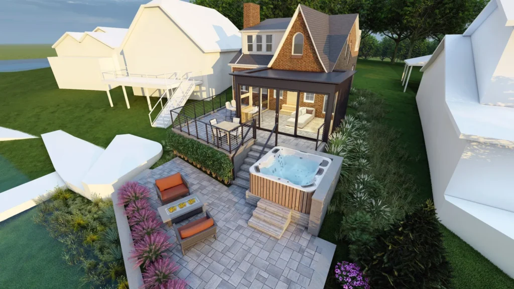Portage Lakes Home Addition — project view 2